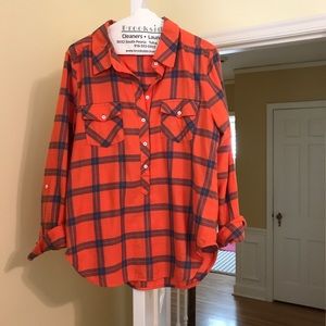 Sundance Orange flannel